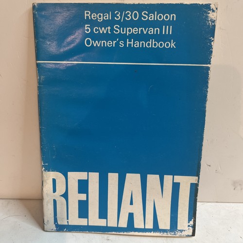 Reliant regal saloon 5 - regal, 3/30