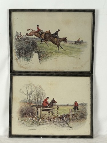 Pair antique sanderson - pair,