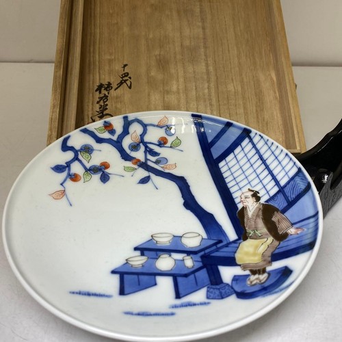 Japanese arita kakiemon framed - kakiemon,