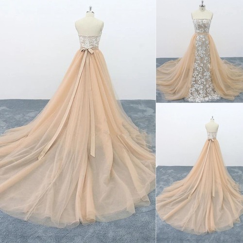 Champagne wedding detachable - champagne,