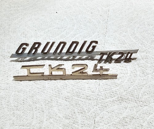 Grundig tk24 badges logo - grundig, badges,