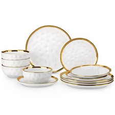 LOVECASA 12-Piece Porcelain