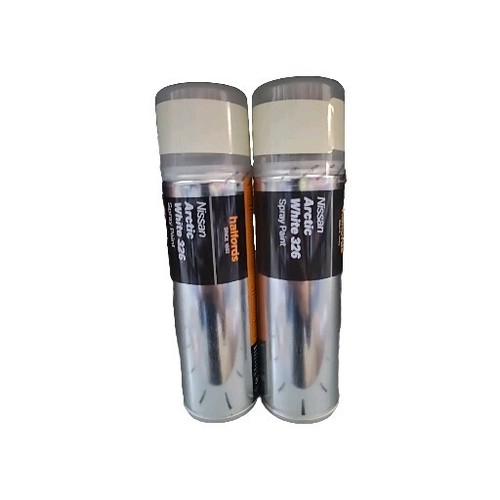 Nissan arctic white 326 spray - nissan,