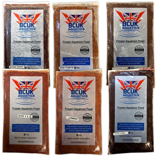 Bcuk frozen fish food - bcuk, 1kg