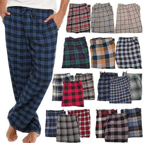 Mens check brushed fleece - mens,