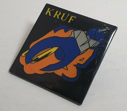 Kruf motorcycle pin badge - kruf,