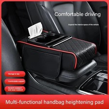 Auto Center Console Armrest Cushion W/ 2 Cup Holder Car Amrest Pad Universal