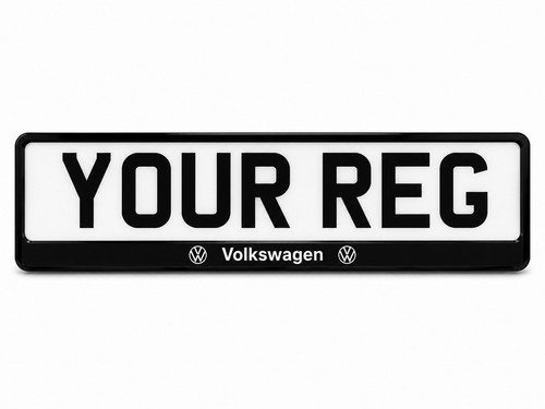 Volkswagen number plate - vw,