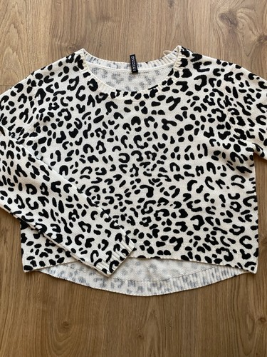 Cropped animal print - h&m,