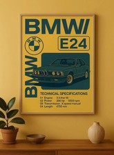 BMW E24 Print, 635CSi Art