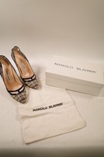 Manolo Blahnik Plaid