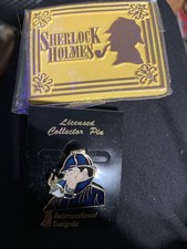Sherlock Holmes Memorabilia Collector Pin Badge, Refrigerator, Magnet , NEW