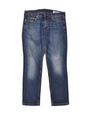 GAS Womens Slim Jeans  W34 L30 Navy Blue Cotton DD13