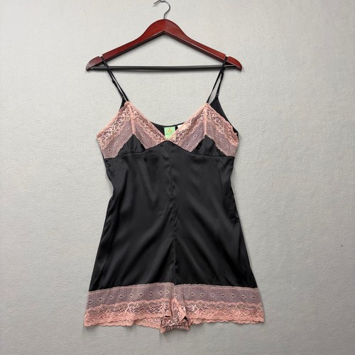 Mary green silk teddy - green, romper