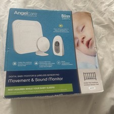 Angelcare AC115 Digital BREATHING MOVEMENT & SOUND Baby Monitor + Sensor Pad 
