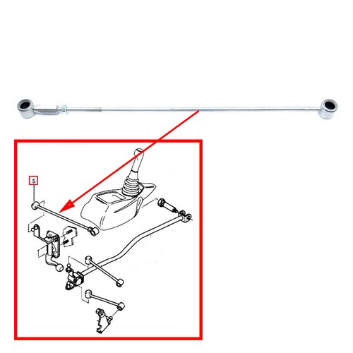 Gear lever linkage for - , citroen