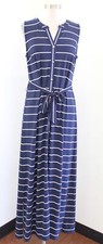 NWT Talbots Navy Blue White