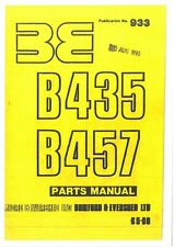 Bomford Hedgetrimmer B435 B457 Parts Manual - B 435 457