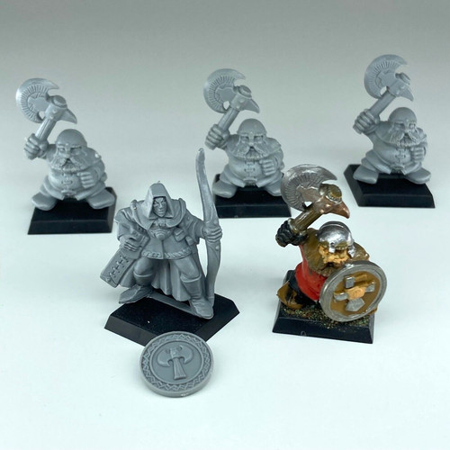 Wood elf archer and dwarves - archer,