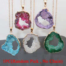 Natural Druzy Geode Hole Agate