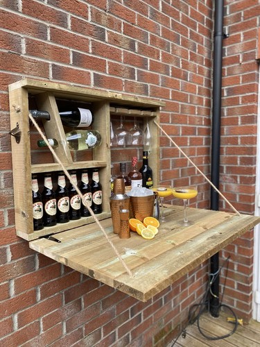Rustic garden bar drop down - rustic,
