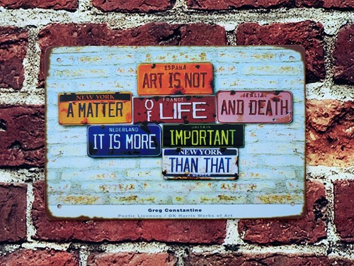 Vintage retro poetic licence - retro,