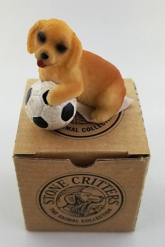 Stone critters soccer pup - soccer,
