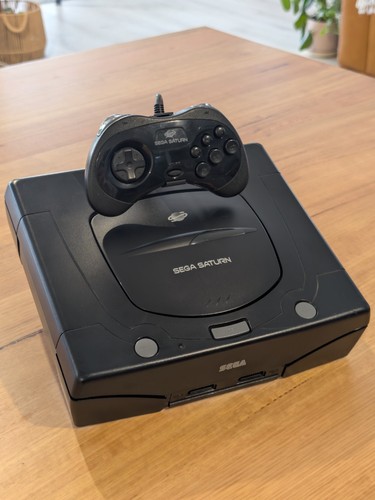 Sega saturn console - console, display