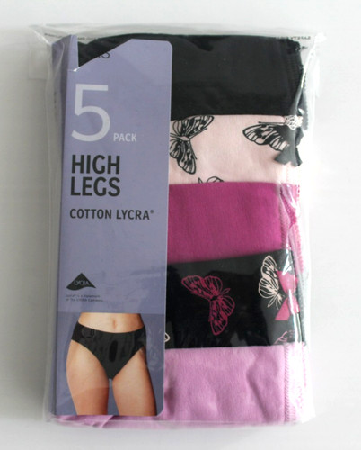 Ladies 5 pack cotton - m,