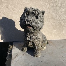 Small Westie Terrier Stone cast Dog Ornament