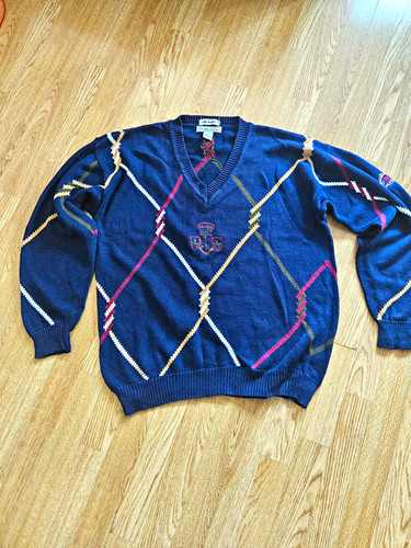 Vintage men navy argyle - navy,