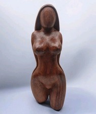 Vintage Hand Carved Mid