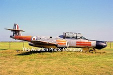 RAF Gloster Meteor TT.20 WS702 at RAF Valley (1973) Photograph
