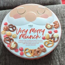 M&S The Very Merry Munch Empty Tin EMPTY 