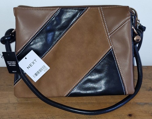 Next soft leather tan black - next,