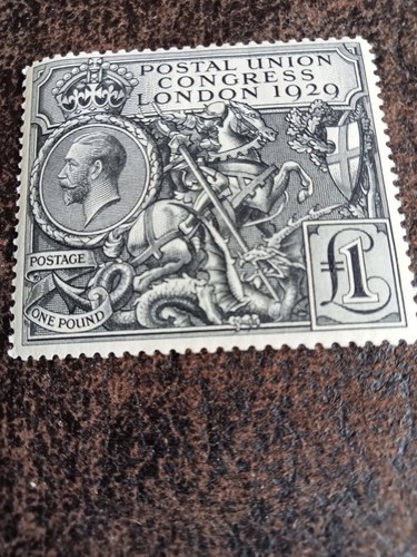 Kgv 1929 upu - 1929, £1