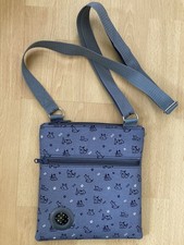 NEW Flopsey Boo DOG WALKING BAG Grey Padded Cross Body Fully Lined BNWOT