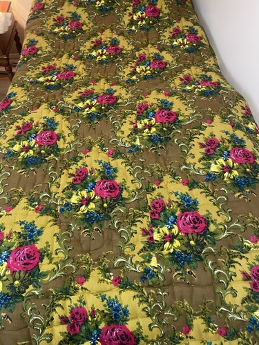 Vintage floral heavy - heavy, padded