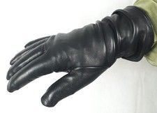 Genuine British Army Black  Mk2 Leather Gloves Gore-tex Lined G1