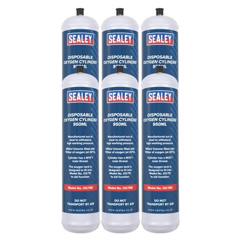 Sealey disposable oxygen - sealey,