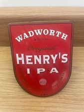 VINTAGE  Henry's IPA  METAL