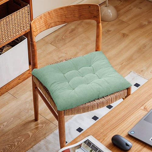 Soft seat pads with - ties, for