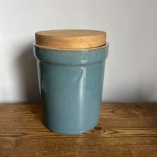 Denby Azure Storage Jar with Lid ￼