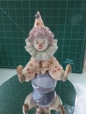 Lladro retired clown figurine