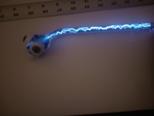 violet wand ray electrode with