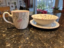 Vintage Summer Chintz Breakfast Set - Mug, Cereal Bowl And Side Plate