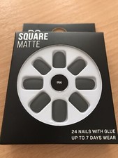 Ink square matte false nails - square,