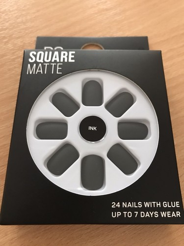 Ink square matte false nails - matte,