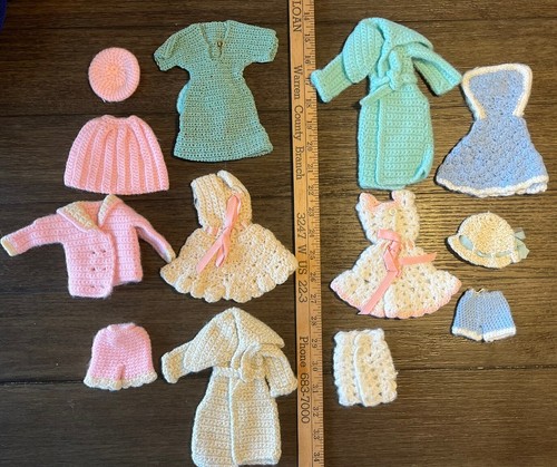Vtg handmade doll - doll, clothing