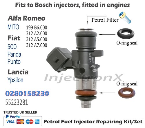 Fuel injector service kit - fuel,